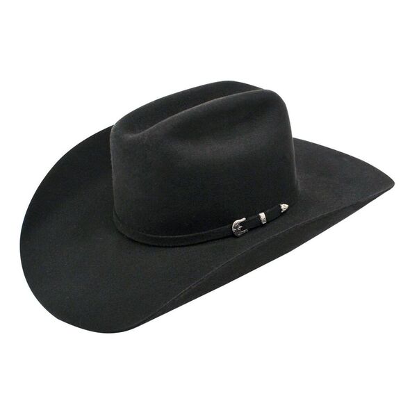Ariat Select 3X Wool Cowboy Hat Black Wide Brim Western SIZE XL - Picture 1 of 13